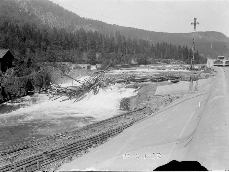 Tømmerfløting 1922